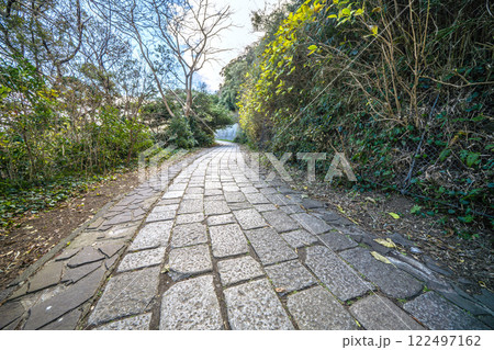 日本の横須賀都市景観　観音崎に立つ観音埼灯台までの道順-8　 122497162