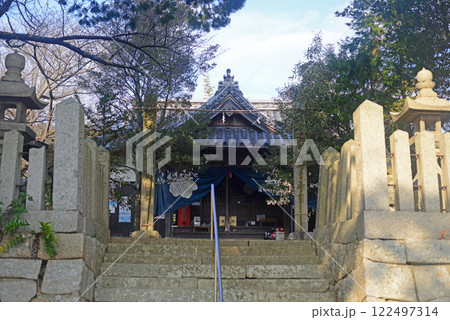 小豆島鹿島大明神参道石段 122497314