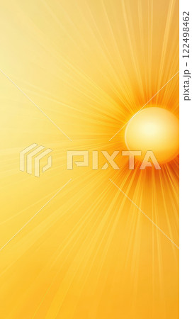 bright sun radiating soft rays on pale yellow background, creating warmth bright sun radiating soft rays on pale yellow background, creating warmth 122498462