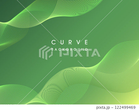 曲線の背景イラスト_緑2 曲線の背景イラスト_緑2 122499469