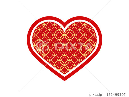 和柄の背景 122499595