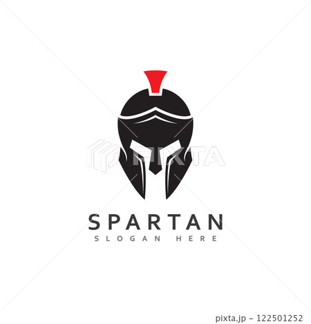spartan logo design spartan simple creative logo vector spartan black logo 122501252