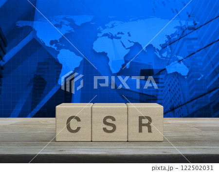 Corporate Social Responsibility concept, Elements of this image furnished by NASA 122502031