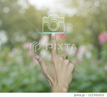 Business camera service shop online concept 122502032
