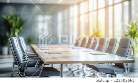 オフィスの会議室。ビジネスシーン 122502663