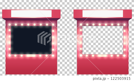 クイズ番組の回答者席 クイズ番組の回答者席 122503915