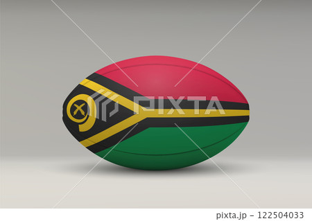 Vanuatu Rugby Ball with National Flag Design Vanuatu Rugby Ball with National Flag Design 122504033