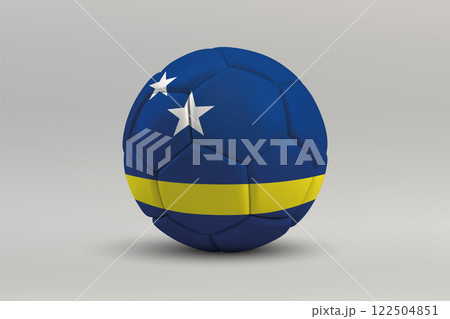 Curacao Soccer Ball with National Flag Design 122504851