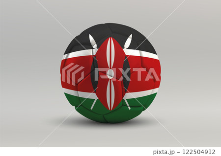 Kenya Soccer Ball with National Flag Design Kenya Soccer Ball with National Flag Design 122504912