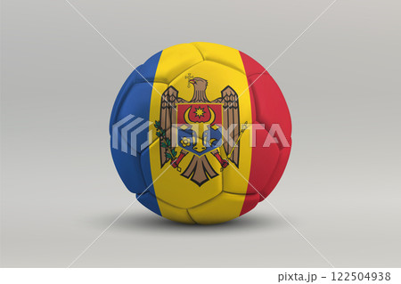 Moldova Soccer Ball with National Flag Design Moldova Soccer Ball with National Flag Design 122504938