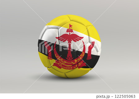Brunei Soccer Ball with National Flag Design 122505063