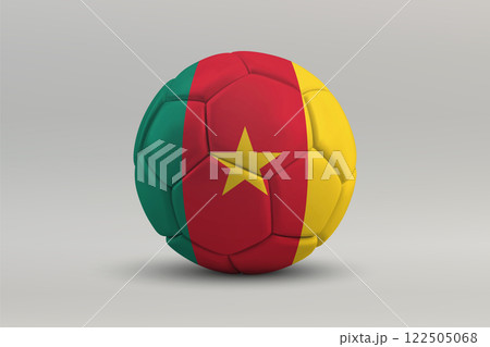 Cameroon Soccer Ball with National Flag Design Cameroon Soccer Ball with National Flag Design 122505068
