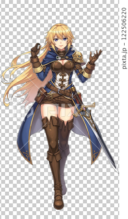 女性キャラクター立ち絵6 122506220