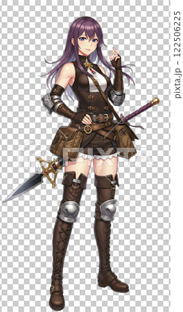 女性キャラクター立ち絵1 122506225