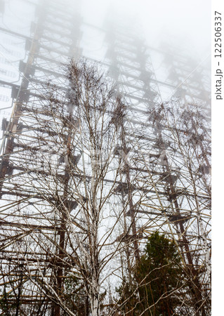 Duga, a Soviet over-the-horizon (OTH) radar system as part of the Soviet anti-ballistic missile early-warning network, in Chernobyl Exclusion Zone in Ukraine Duga, a Soviet over-the-horizon (OTH) radar system as part of the Soviet anti-ballistic missile early-warning network, in Chernobyl Exclusion Zone in Ukraine 122506337
