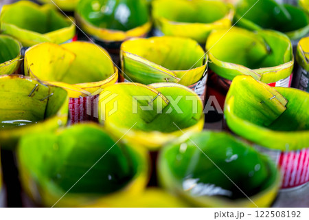 Nian gao or Chinese New Year's cake is sweet food 122508192