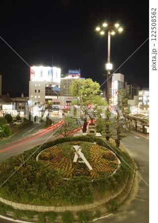 倉敷駅前の夜景　レーザービーム 122508562