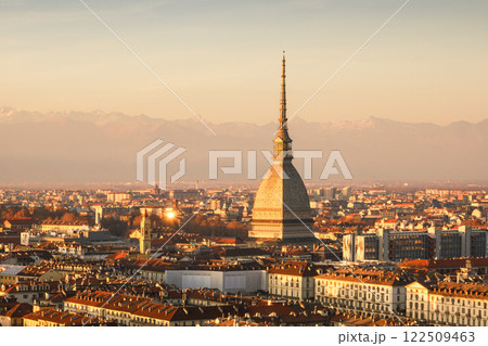 Panoramic view of the city of Turin 122509463