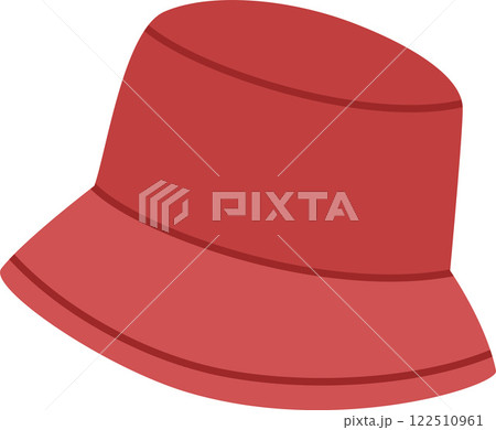 Bucket Hat Vector Illustration On Transparent Background 122510961