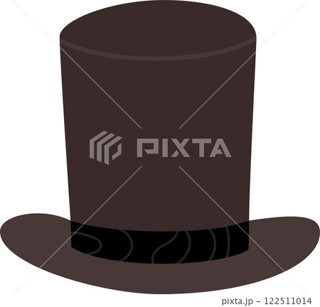 Top Hat Vector Illustration On Transparent Background 122511014