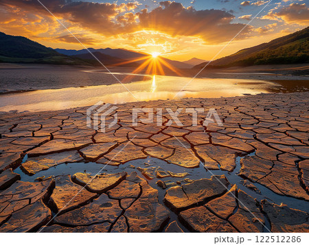 Cracked Earth , Drought, Climate change concept Cracked Earth , Drought, Climate change concept 122512286