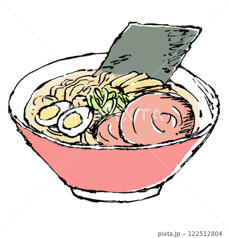 ラーメンのイラスト 122512804