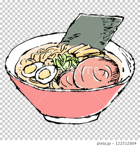 ラーメンのイラスト 122512804