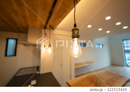 室内にある照明器具 122513429