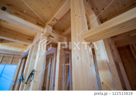 木造二階建て住宅の構造 木造二階建て住宅の構造 122513819