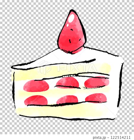 短的蛋糕例證 122514211