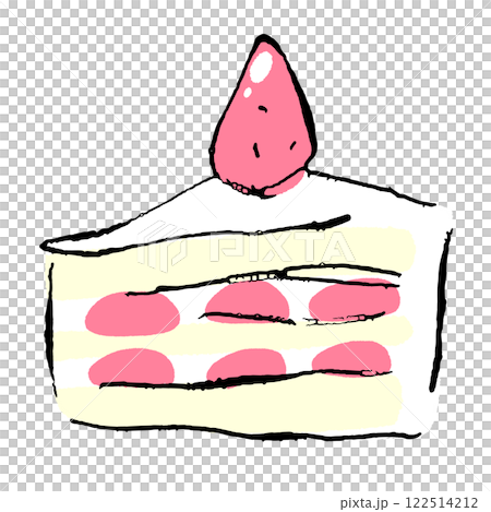 短的蛋糕例證 122514212
