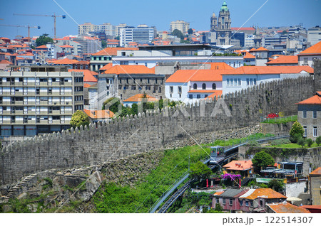 ポルトガル第二の都市ポルトのとても美しい歴史地区の風景 122514307