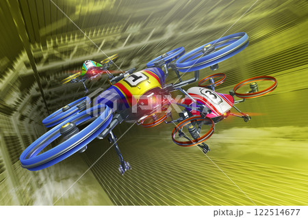 ドローンレースのイメージ(Drone race ) ドローンレースのイメージ(Drone race ) 122514677