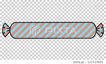 Candy ticker base stripe (red blue) 122514691
