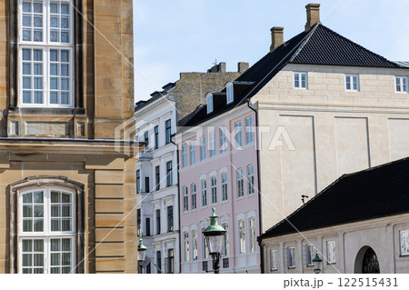 Old and expensive apartment building in the city center of Copenhagen, Denmark 122515431