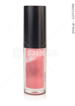 Cosmetic bottles lipstick isolated on white background Cosmetic bottles lipstick isolated on white background 122515490