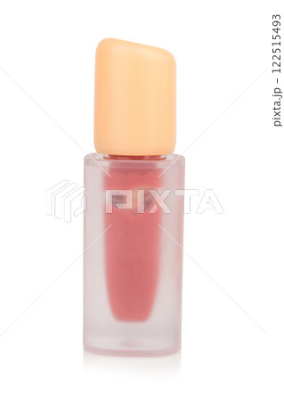 Cosmetic bottles lipstick isolated on white background Cosmetic bottles lipstick isolated on white background 122515493