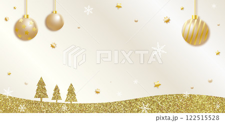 背景素材 クリスマスオーナメント 背景素材 クリスマスオーナメント 122515528