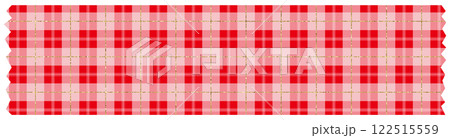 イラスト素材　キラキラしたマスキングテープ　ゴールド 122515559