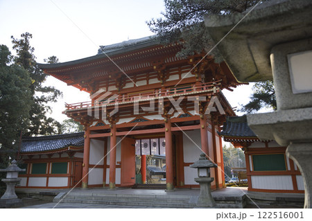 今宮神社　参道から見る楼門8 122516001
