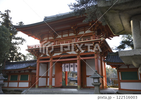 今宮神社　参道から見る楼門9 122516003