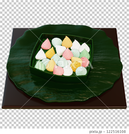 Thai Dessert , Allure On transparent background , 3D Rendering 122516108