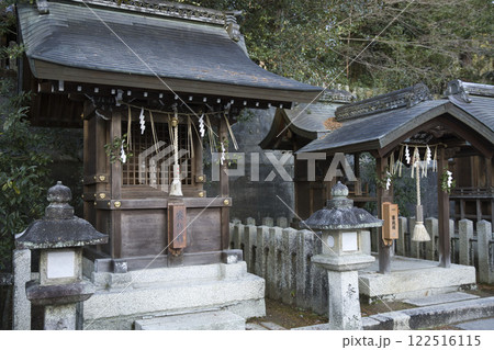 今宮神社　境内の大将軍社と日吉社 122516115