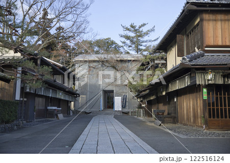 今宮神社　改修中の東門と開店前のあぶり餅有名店5 122516124