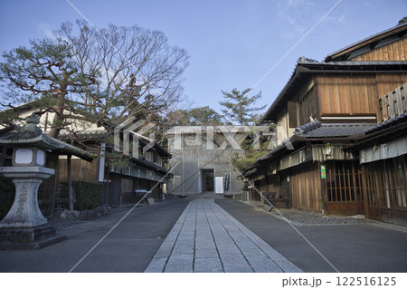 今宮神社　改修中の東門と開店前のあぶり餅有名店6 122516125