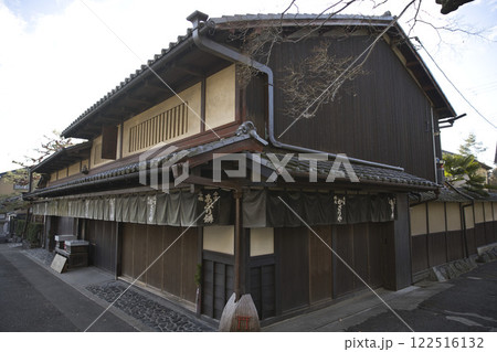 今宮神社　東門参道　開店前のあぶり餅屋さん3 122516132