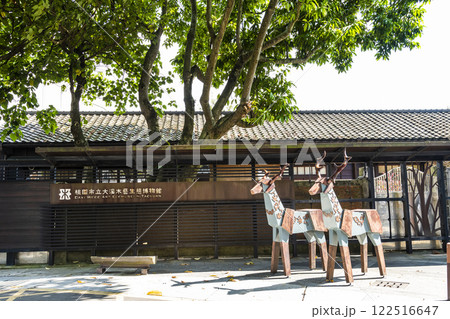 View of the Daxi Wood Art Ecomuseum in Taoyuan, Taiwan. It was the police dormitory during the former Japanese colonial. 122516647
