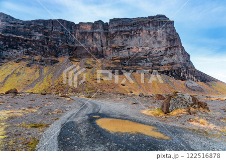 A country in the southern region between Vik and Jokulsarlon in Iceland. 122516878