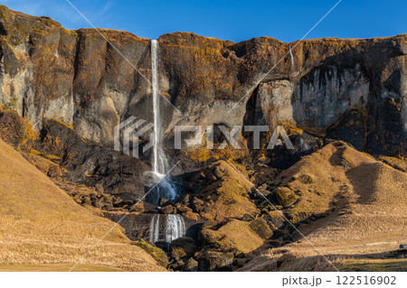 Foss a Sidu waterfalls in the southof Iceland. 122516902