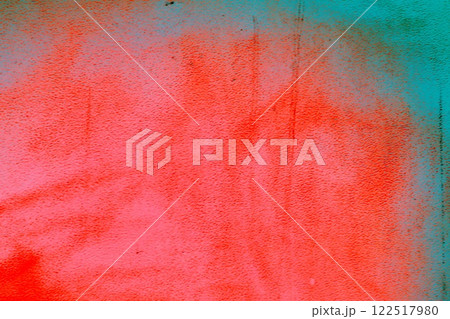 Old painted metal sheet, grunge texture, changed colors, background in soothing colors. Old painted metal sheet, grunge texture, changed colors, background in soothing colors. 122517980